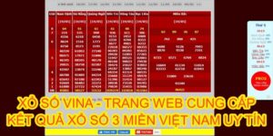 Xổ số Vina - Trang web cung cấp kết quả xổ số 3 miền Việt Nam uy tín