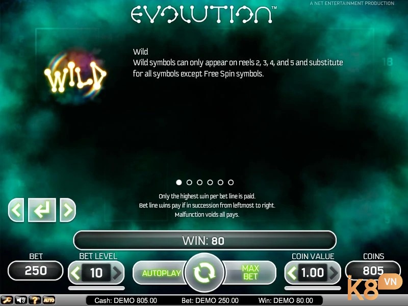 Wild là biểu tượng hoang dã của Evolution