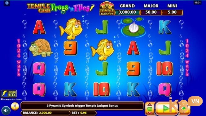 Hướng dẫn cách chơi slot game Frogs and Flies cho người mới bắt đầu