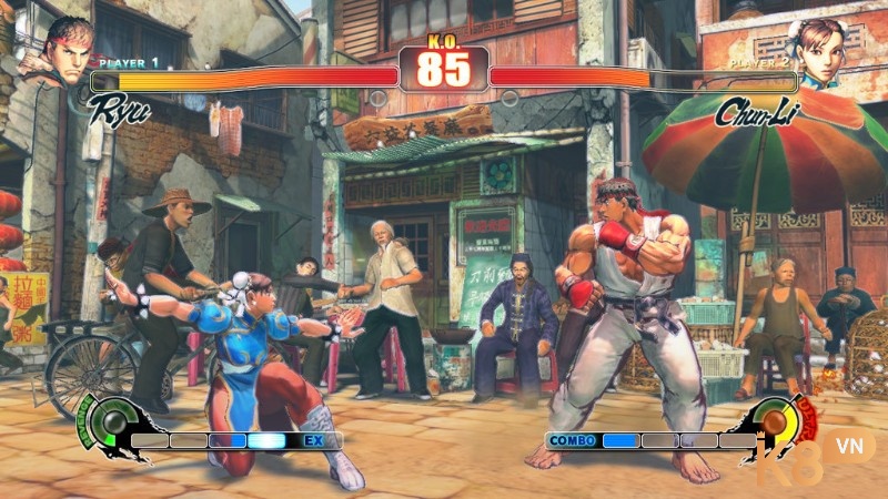 Street Fighter IV là một game đối kháng mobile với lối chơi 1-1 đầy kịch tính