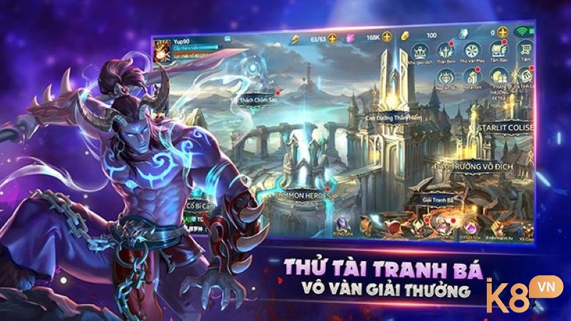 Game Loạn Chiến Mobile xoay quanh các vị tướng và anh hùng từ nhiều nền văn hóa, thời gian và không gian khác nhau