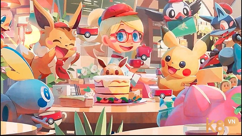 Pokemon Cafe Mix tạo ra món ăn theo yêu cầu của khách hàng