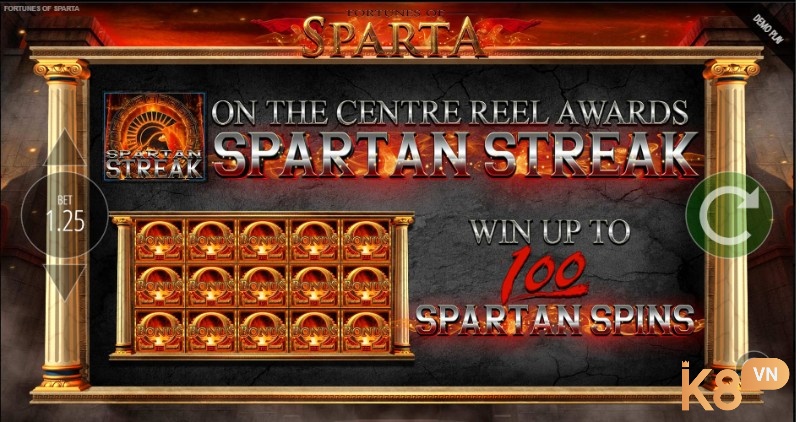 Fortunes of Sparta với không khí hùng tráng của những chiến binh Sparta