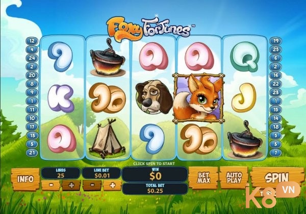 Foxy Fortunes tái hiện phong cách đồng quê thơ mộng, bình yên