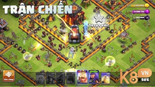 Clash of Clans là một trong những trò chơi chiến thuật được yêu thích bậc nhất hiện nay