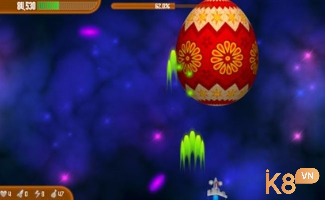  Egg invaders tiếp nối sự hấp dẫn của dòng game bắn gà cổ điển