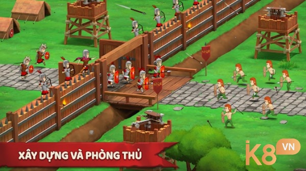 Game chiến thuật xây dựng quân đội hay mobile - Grow Empire