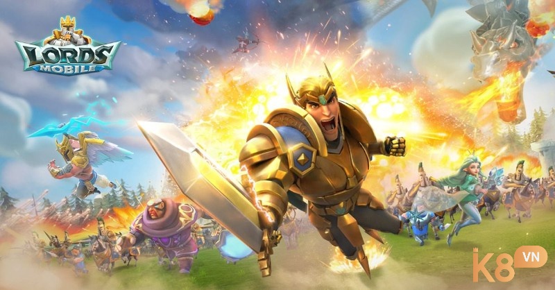 Game chiến thuật xây dựng quân đội hay mobile - Lords Mobile