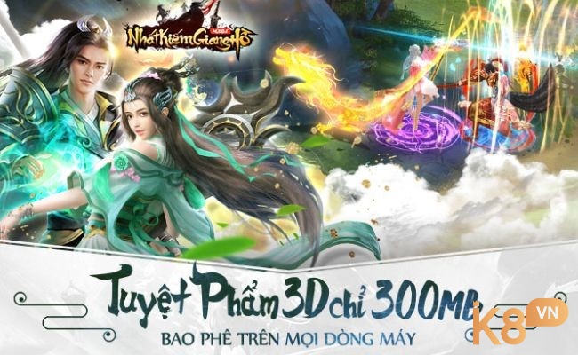 Game kiếm hiệp mobile nhiều người chơi nhất - Nhất kiếm giang hồ 3D sở hữu đa dạng các lớp nhân vật